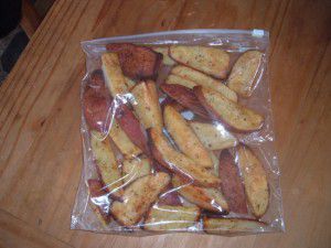 Bagged Potato Wedges