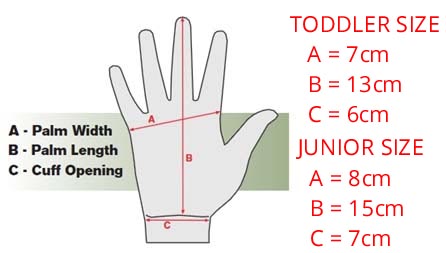 childrens garden gloves buy kids garden gloves online in ireland hand size chart