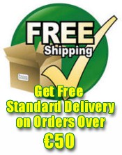 Free Standard Delivery on orders Over &euro;50