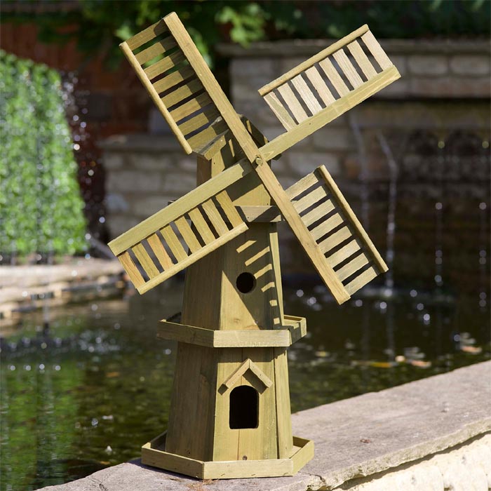 Wooden Windmill, Decorative Wooden Garden Windmills