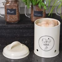 Garlic Storage Tin