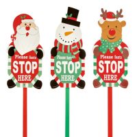 Santa Stop Here Sign