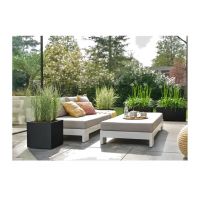 Square outdoor planter
