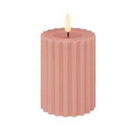 Battery Operated Candle (Pink)