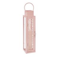 Metal Lantern (Pink)