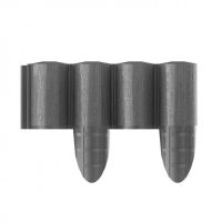 Graphite Garden Palisade Fence