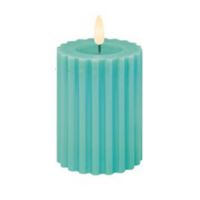 Battery Operated Candle (Aqua)