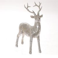 silver-deer-ornament