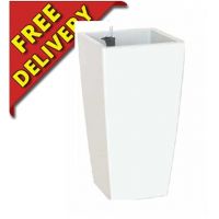 Piza Planter White 60cm with insert