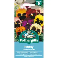 PANSY Swiss Giants Mix Mr Fothergills Seeds