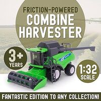 TEAMA Thunder Auto 1:32 Combine Harvester info