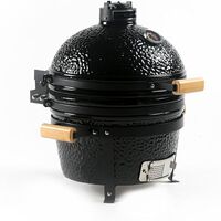 Kamado Classic 16-Inch Ceramic Charcoal Grill – Black Side view