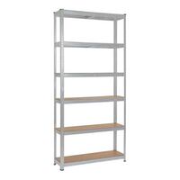 Galvanised Boltless Shelving 6 Shelves