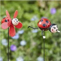 Ladybird Garden Stake