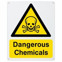 Dangerous Chemicals Warning Sign