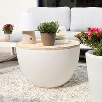 Garden Light Shining Curvy Pot