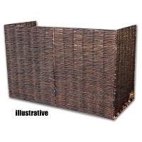 Triple Willow Wheelie Bin Screen