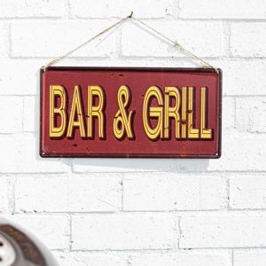 Hanging Wall Sign