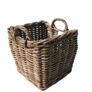 Curved Wicker Basket