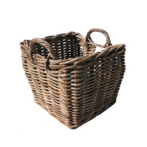 Curved Wicker Basket