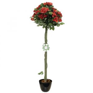 Artificial Red Rose Tree