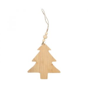 Wooden Tree Hanging Ornament 10cm
