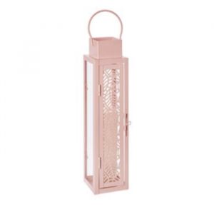 Metal Lantern (Pink)