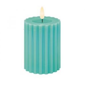 Battery Operated Candle (Aqua)