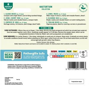 Nasturtium Mixed Seeds Collection