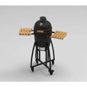 Kamado Grill Stone Series 23.5-Inch – Black