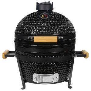 Kamado Classic 16-Inch Ceramic Charcoal Grill – Black Front