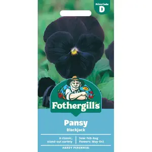 PANSY Blackjack Mr Fothergills Seeds
