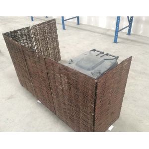 Triple Willow Wheelie Bin Screen