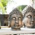 Buddha Head Garden Statue