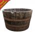Kentucky Bourbon Half Barrel Planter