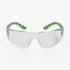 Riley Stream Green Clear - Lens Safety Glasses