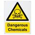 Dangerous Chemicals Warning Sign