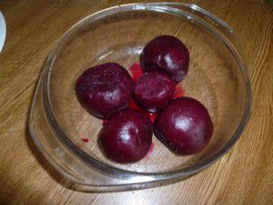 Remove the Skins from the Beetroot