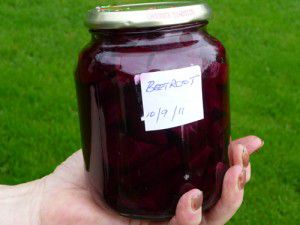 Jar of Pickled Beetroot Jar of Pickled Beetroot